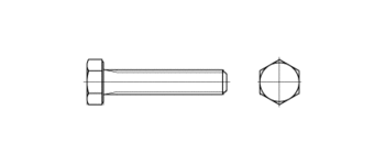 Болт 5 х 20 * 8.8 DIN 933 (штучн.) оц.